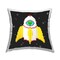 Pixel Alien in Space Outdoor Printed Pillow Design by June Erica Vess, 18 x 7 x 18